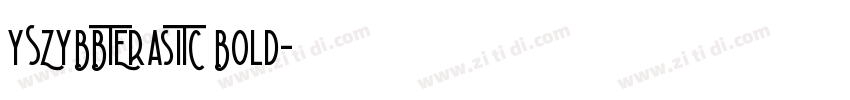 YSZYBBTErasITC Bold字体转换